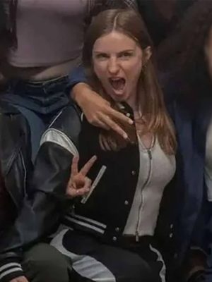 Lizzie Davis Ted Lasso S04 Black Varsity Jacket