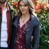Love Finds You 2026 Aimee Teegarden Black Leather Jacket