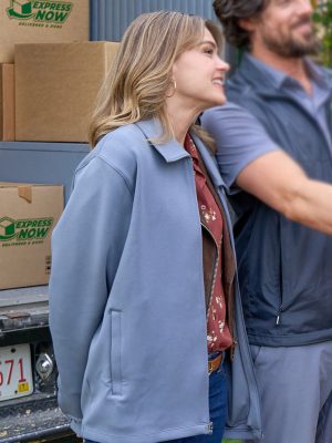 Love Finds You 2026 Aimee Teegarden Wool Jacket
