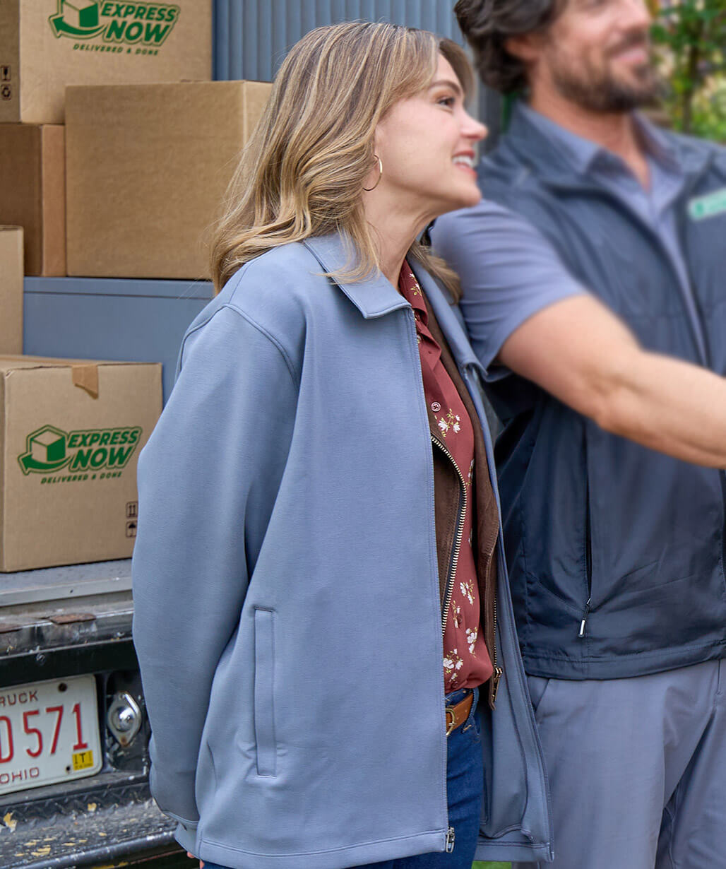 Love Finds You 2026 Aimee Teegarden Wool Jacket
