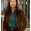 Margaret Devereaux Tulsa King S02 Brown Suede Jacket