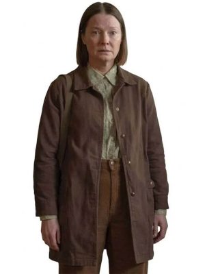 Margaret White Carrie 2026 Brown Coat