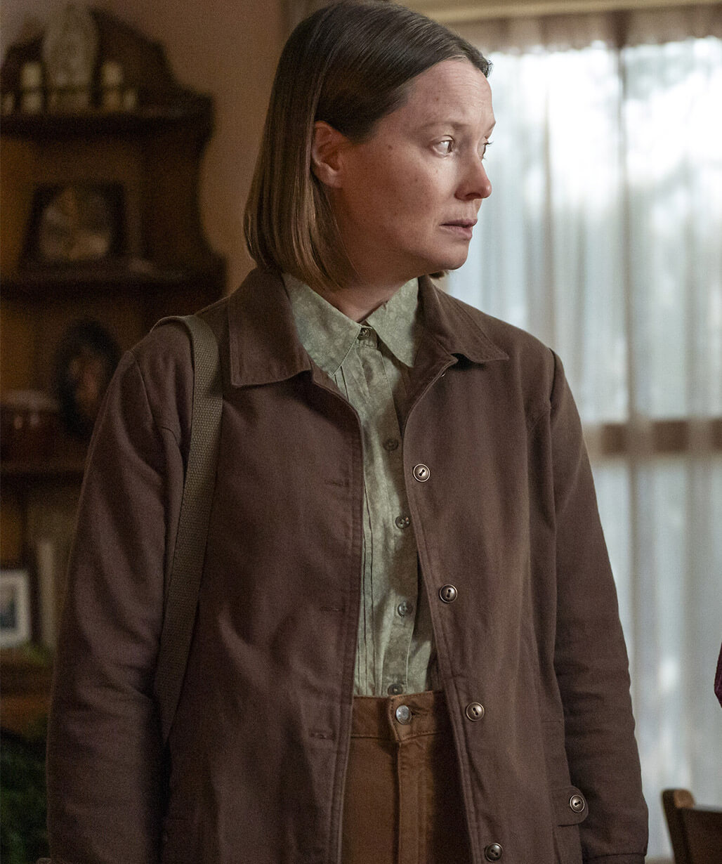 Margaret White Carrie 2026 Brown Coat