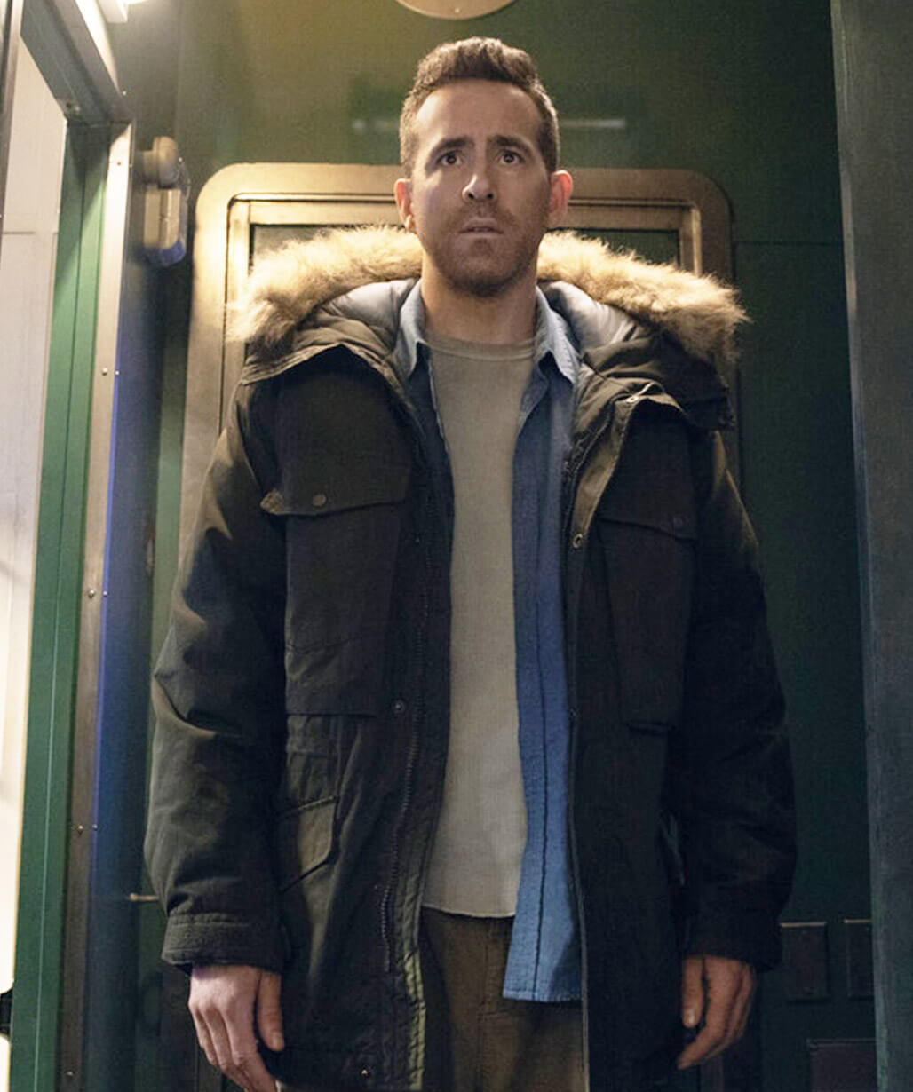 Mayday 2026 Ryan Reynolds Green Hooded Jacket