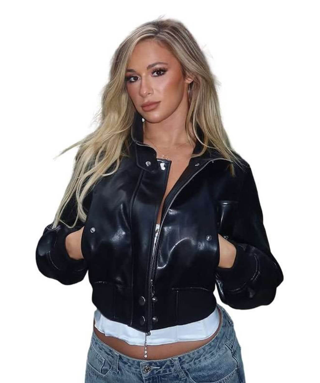 Megan Bayne London 2026 Black Leather Jacket