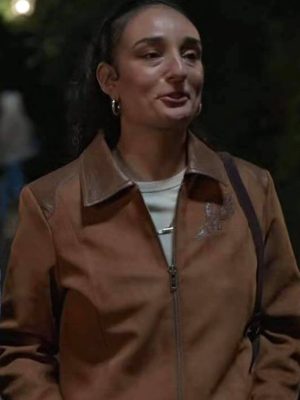 Mercedes Assad Ted Lasso S04 Brown Suede Jacket