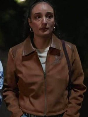 Mercedes Assad Ted Lasso S04 Brown Suede Jacket