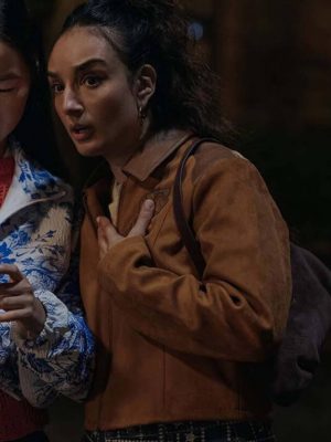 Mercedes Assad Ted Lasso S04 Brown Suede Jacket