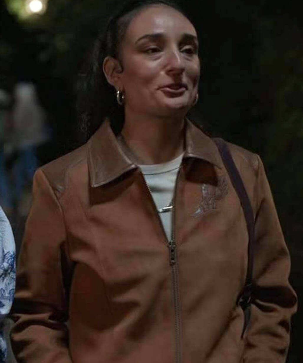 Mercedes Assad Ted Lasso S04 Brown Suede Jacket