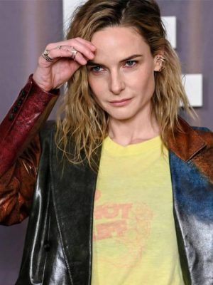 Mercy London Photocall 2026 Rebecca Ferguson Leather Coat