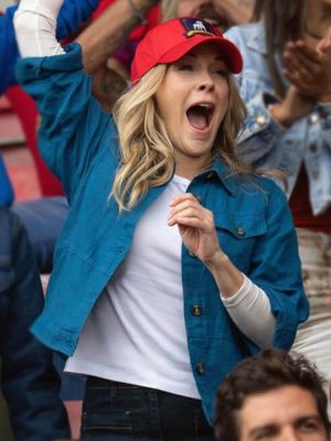 Michelle Lasso Ted Lasso S04 Blue Cotton Jacket