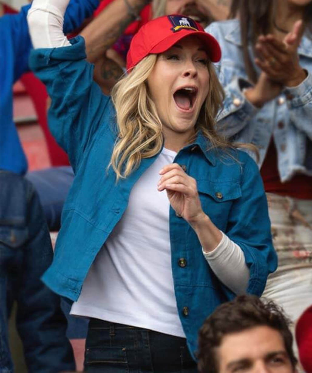 Michelle Lasso Ted Lasso S04 Blue Cotton Jacket