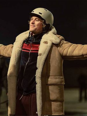MobLand S02 Johnny Flynn Suede Shearling Coat