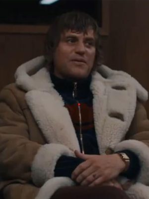 MobLand S02 Johnny Flynn Suede Shearling Coat