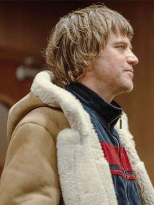 MobLand S02 Johnny Flynn Suede Shearling Coat