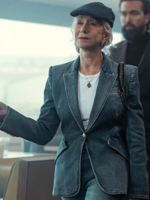 MobLand S02 Maeve Harrigan Blue Denim Blazer