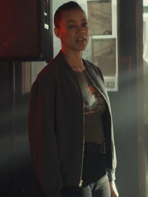 Neagley 2026 Maria Sten Grey Bomber Jacket