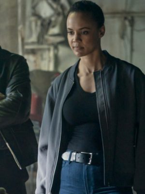 Neagley 2026 Maria Sten Grey Bomber Jacket