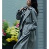 Neagley S01 Renee Birdwhistle Grey Trench Coat