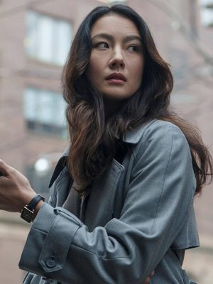 Neagley S01 Renee Birdwhistle Grey Trench Coat
