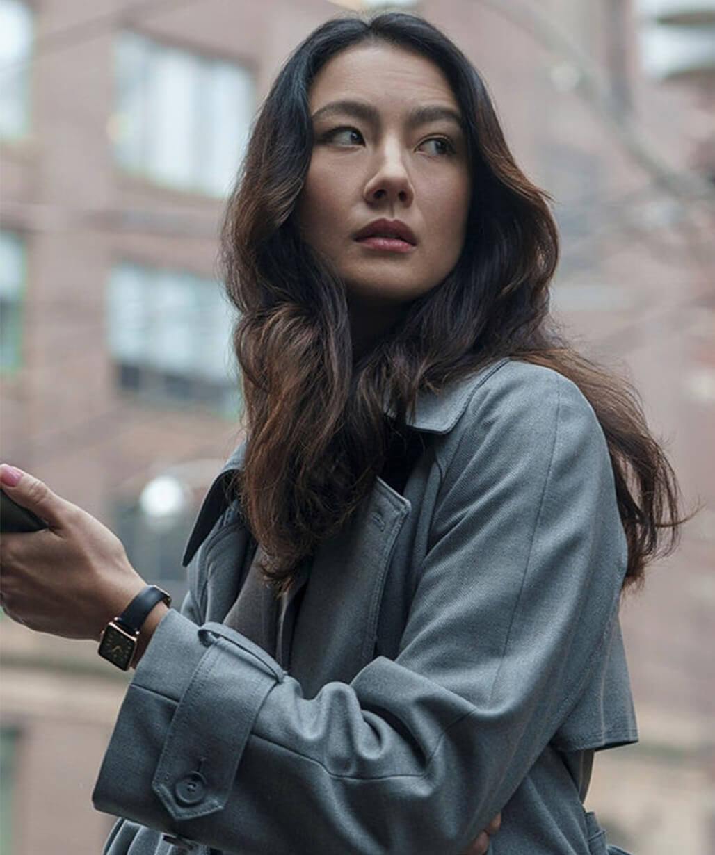 Neagley S01 Renee Birdwhistle Grey Trench Coat