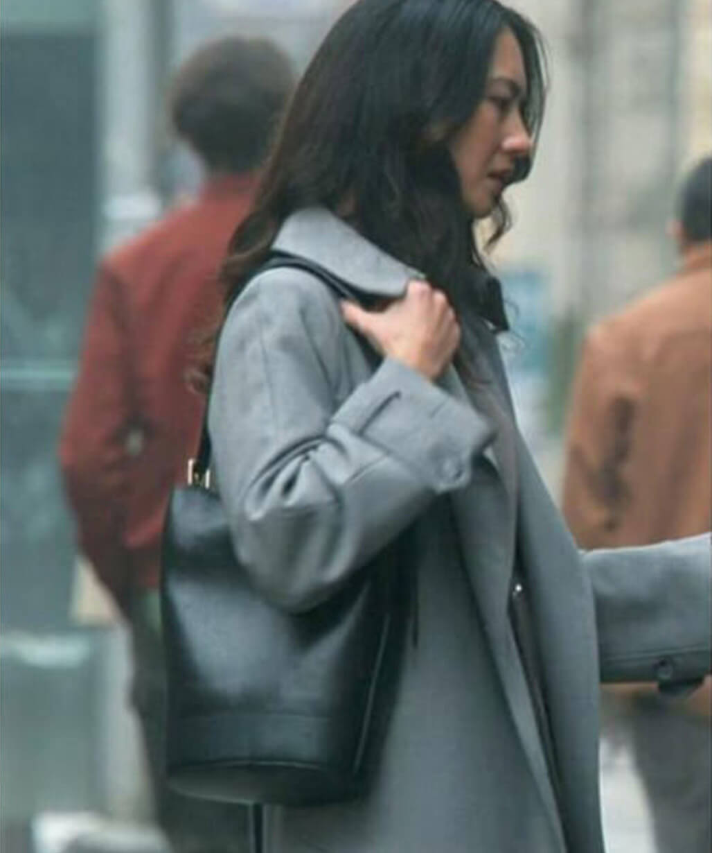 Neagley S01 Renee Birdwhistle Grey Trench Coat