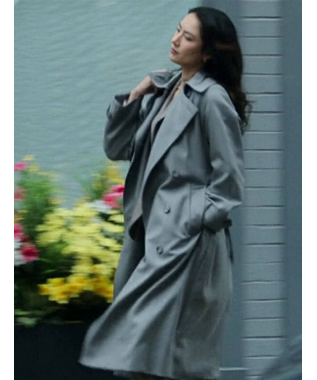 Neagley S01 Renee Birdwhistle Grey Trench Coat