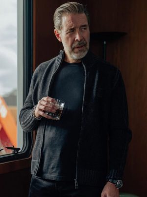Paddy Considine MobLand S02 Black Wool Jacket