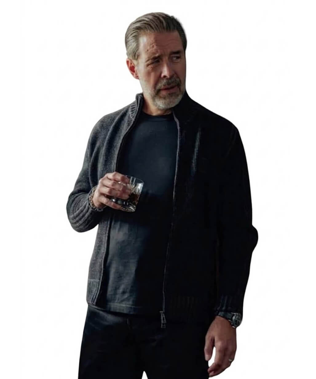 Paddy Considine MobLand S02 Black Wool Jacket