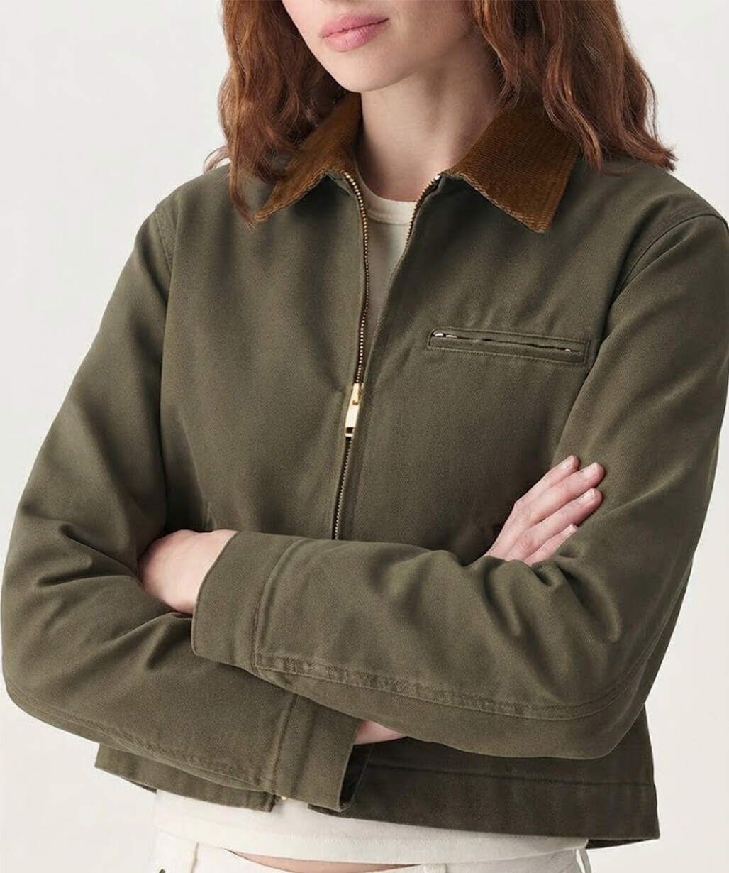 Renee Birdwhistle Neagley 2026 Green Cotton Jacket