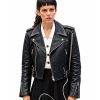 Riley Keough Alpha Gang 2026 Biker Leather Jacket