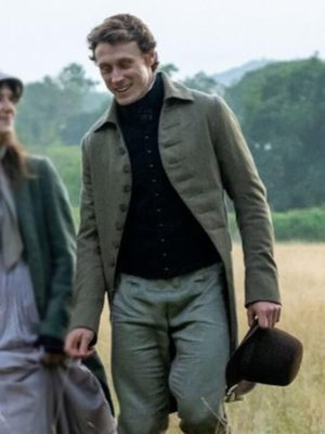 Sense and Sensibility 2026 Edward Ferrars Wool Coat