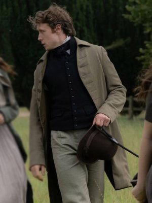 Sense and Sensibility 2026 Edward Ferrars Wool Coat