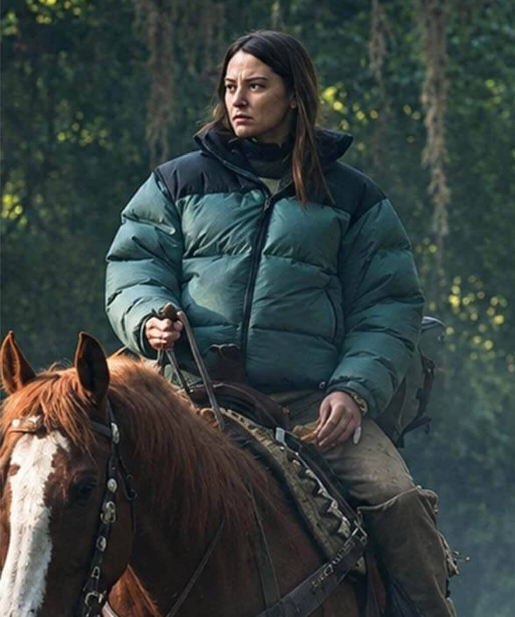Shailene Woodley Paradise S02 Annie Puffer Jacket