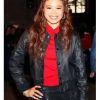 Storm Reid NYC 2026 Black Leather Jacket