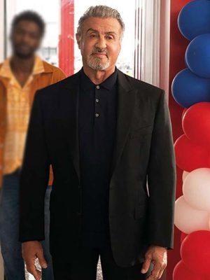 Sylvester Stallone Tulsa King Black Blazer