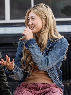 Teagan Tao Crew Girl S01 Blue Denim Jacket