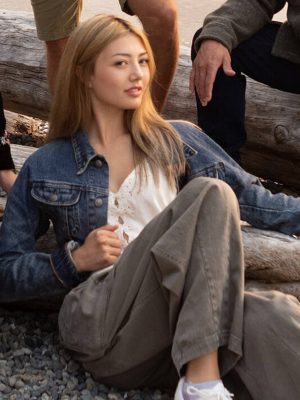 Teagan Tao Crew Girl S01 Blue Denim Jacket