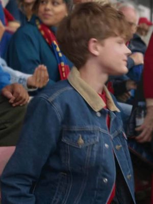 Ted Lasso S04 Grant Feely Blue Denim Jacket