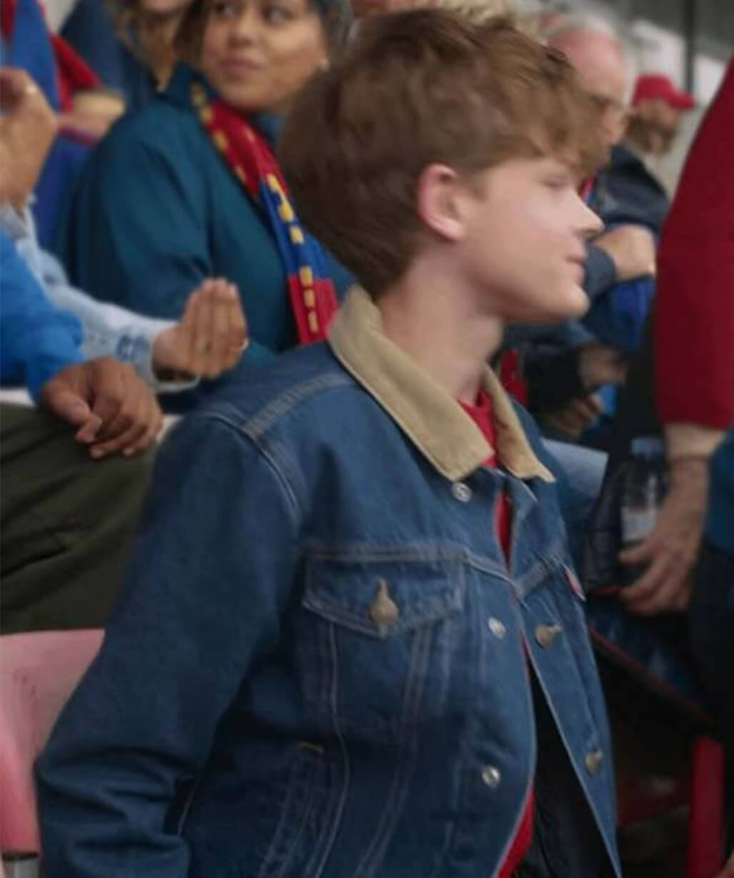Ted Lasso S04 Grant Feely Blue Denim Jacket