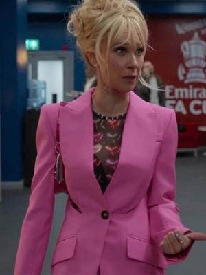 Ted Lasso S04 Keeley Jones Pink Wool Blazer