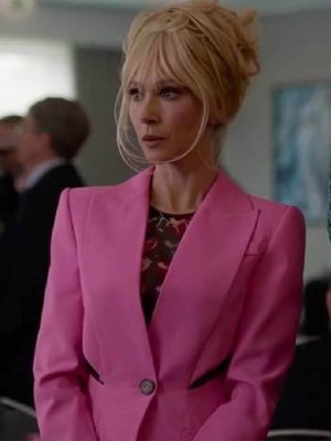 Ted Lasso S04 Keeley Jones Pink Wool Blazer