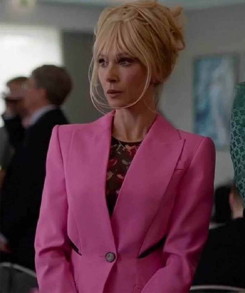 Ted Lasso S04 Keeley Jones Pink Wool Blazer