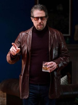 The Gentlemen S01 Hugh Grant Leather Blazer