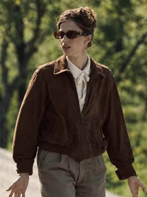 The Gentlemen S02 Benedetta Porcaroli Suede Leather Jacket