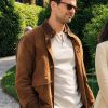 The Gentlemen S02 Eddie Horniman Brown Suede Jacket
