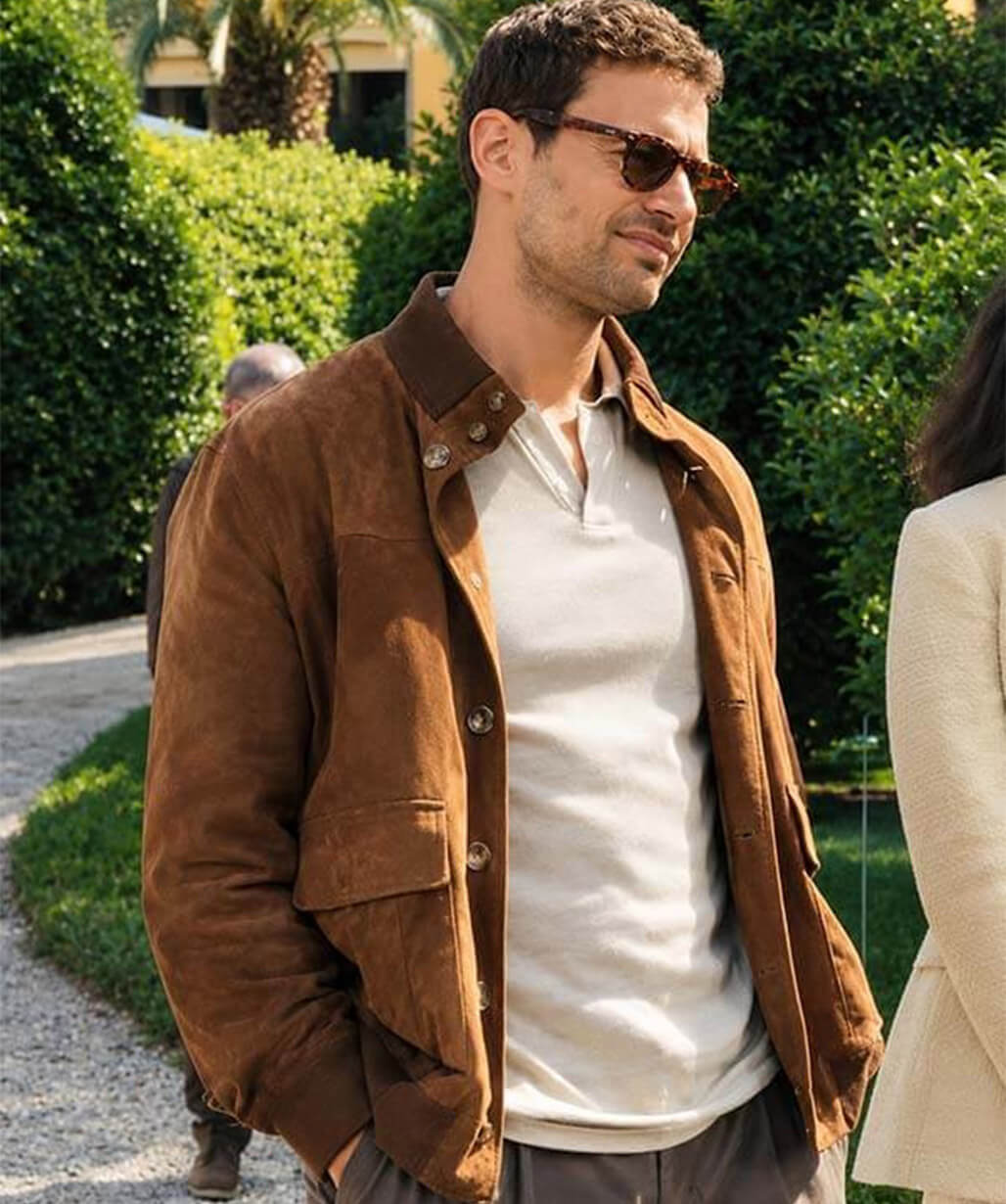 The Gentlemen S02 Eddie Horniman Brown Suede Jacket