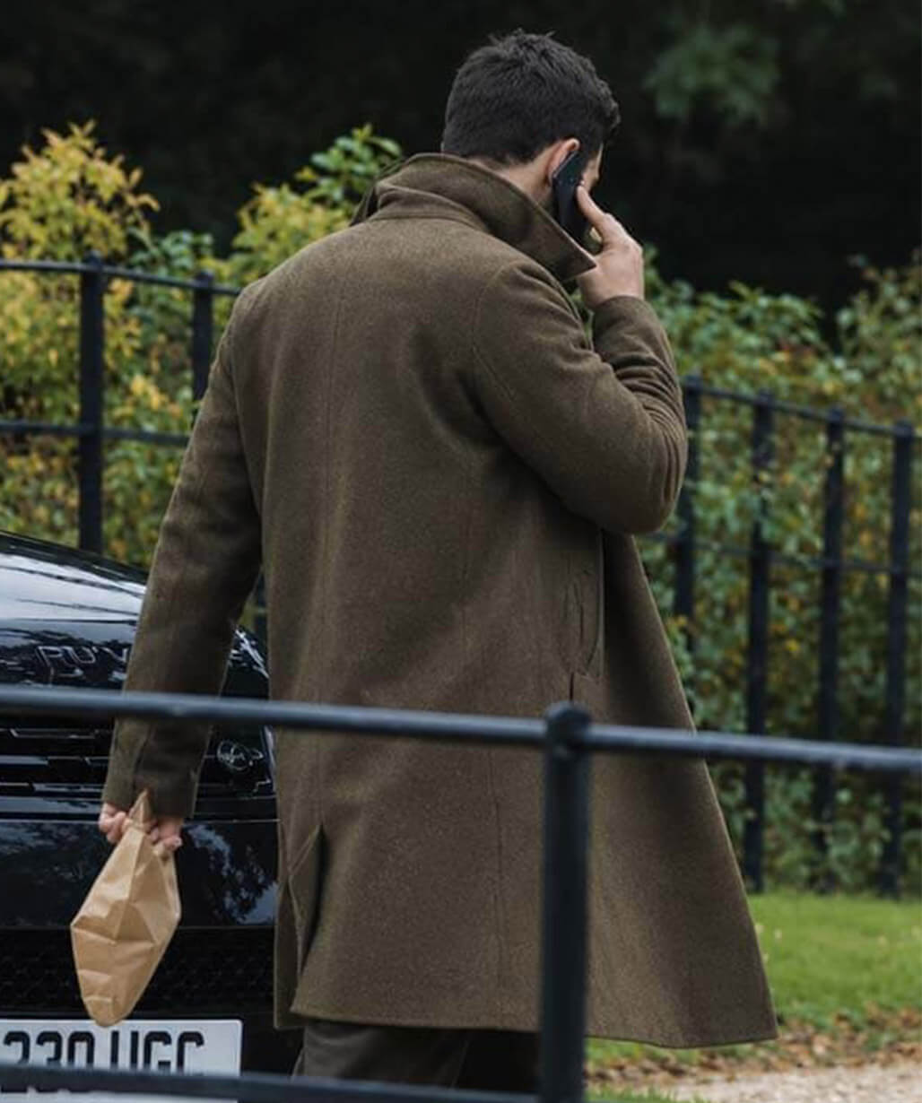The Gentlemen S02 Eddie Horniman Brown Wool Coat