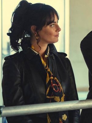 The Gentlemen S02 Susie Glass Black Leather Jacket