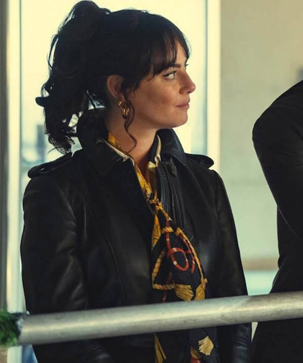 The Gentlemen S02 Susie Glass Black Leather Jacket